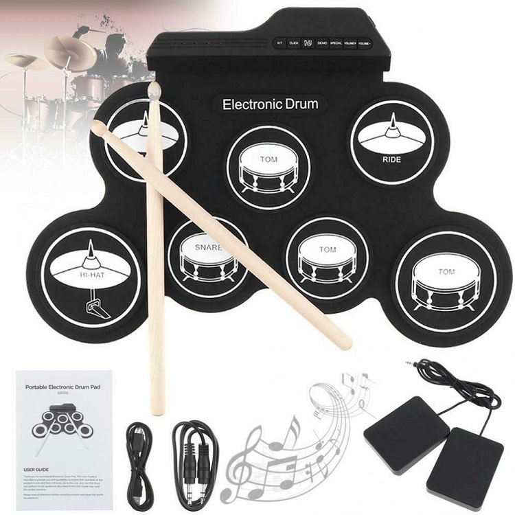Musical Instrument Kit - Kit de Bateria Eletrônica Profissional de