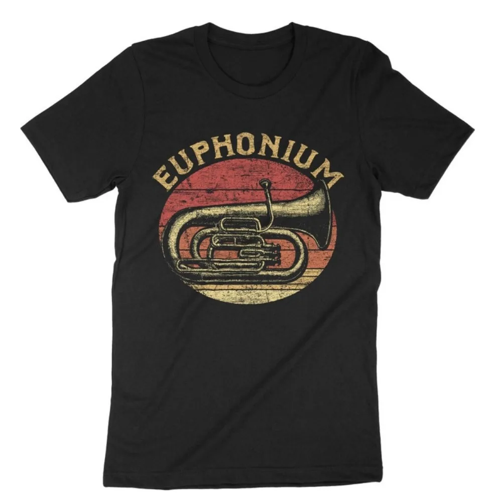 Musical Instrument Euphonium - Camiseta engraçada do vintage do eufónio