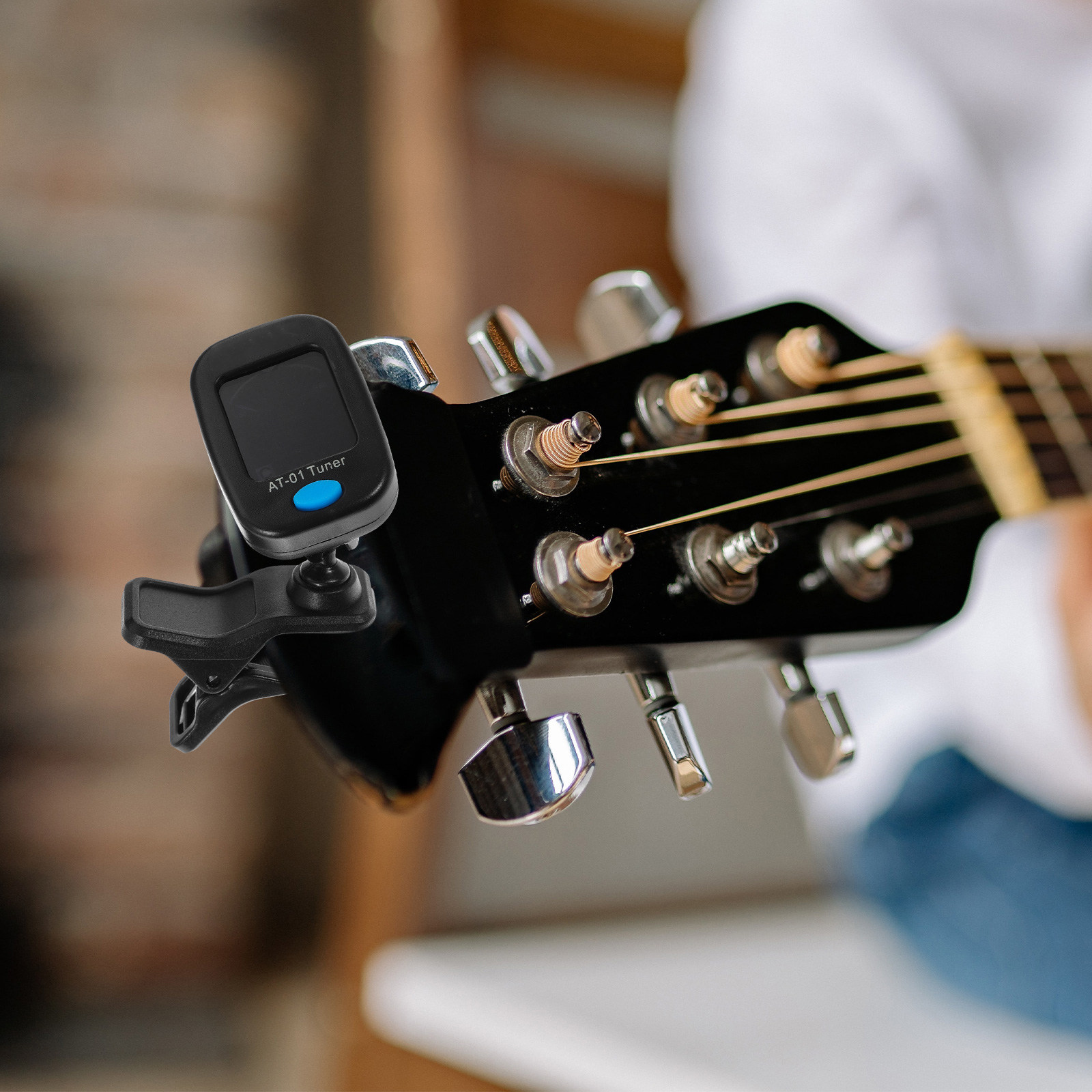 Musical Instrument Guitar - Afinador Universal para Guitarra, Violino, Ukulele,