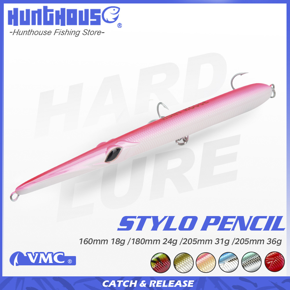 Rain Stick Percussion - Hunthouse Stylo 160/180/205mm 18/24/31/36g Isca de