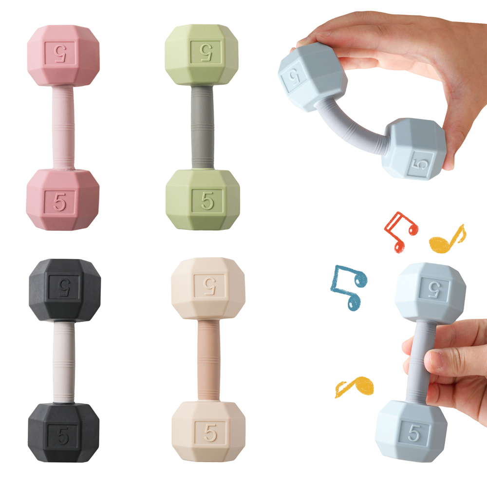 Musical Instrument Rattle - Mordedor de Silicone para Bebês em