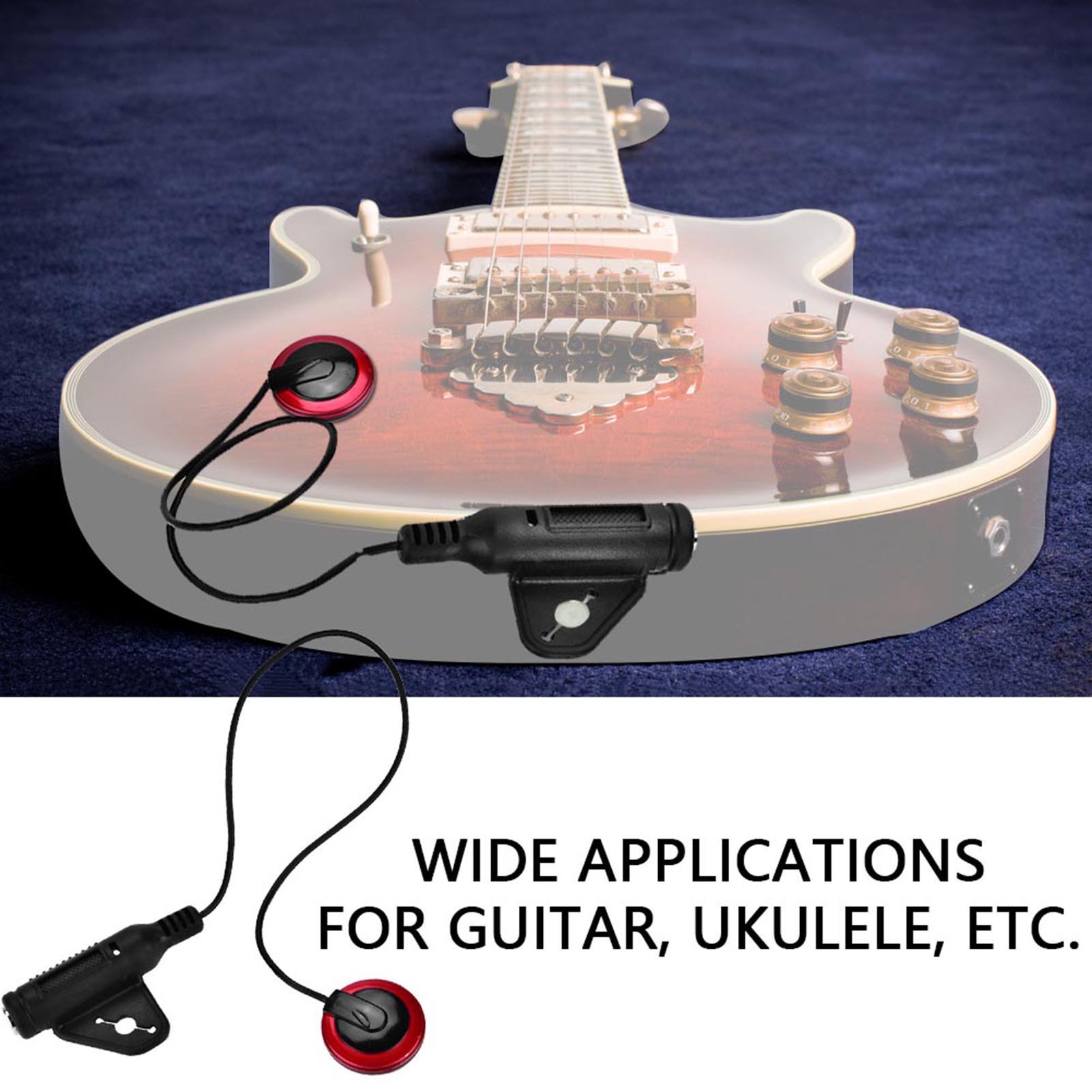 Microfone de Contato Piezo par - Musical Instrument Guitar avaliação e preço