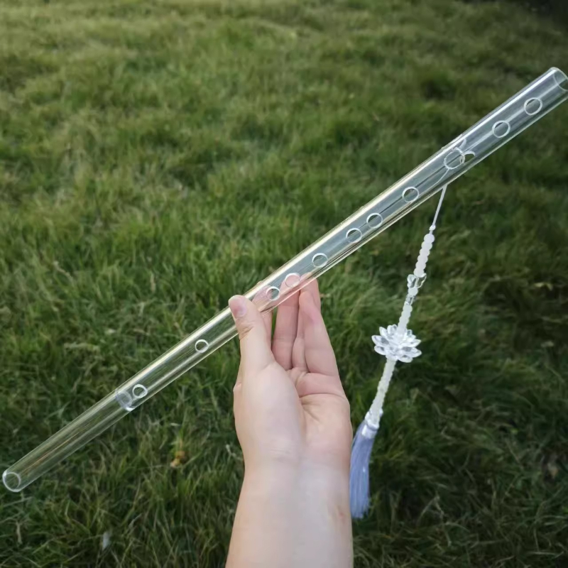 Flauta acrílica transparente e - Musical Instrument Fife avaliação e preço