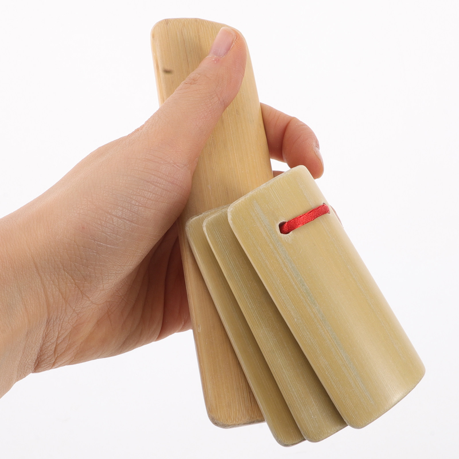 4 Peças de Castanholas de Bamb - Musical Instrument Family avaliação e preço