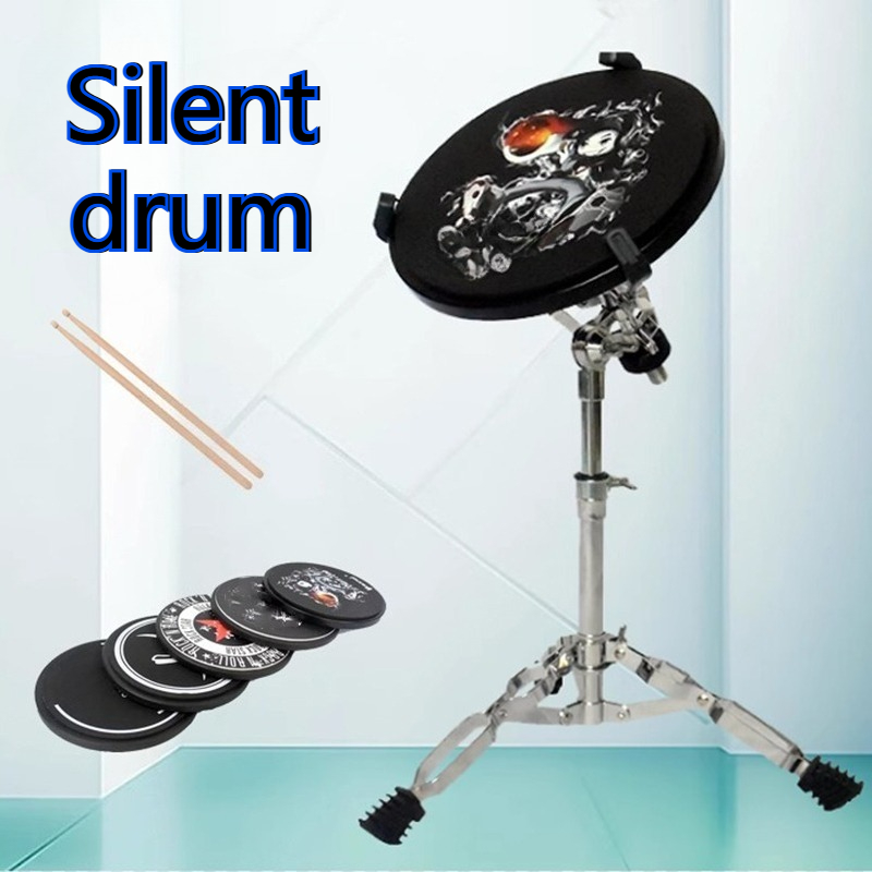 12 polegadas tambor silencioso - Musical Instrument Kit avaliação e preço