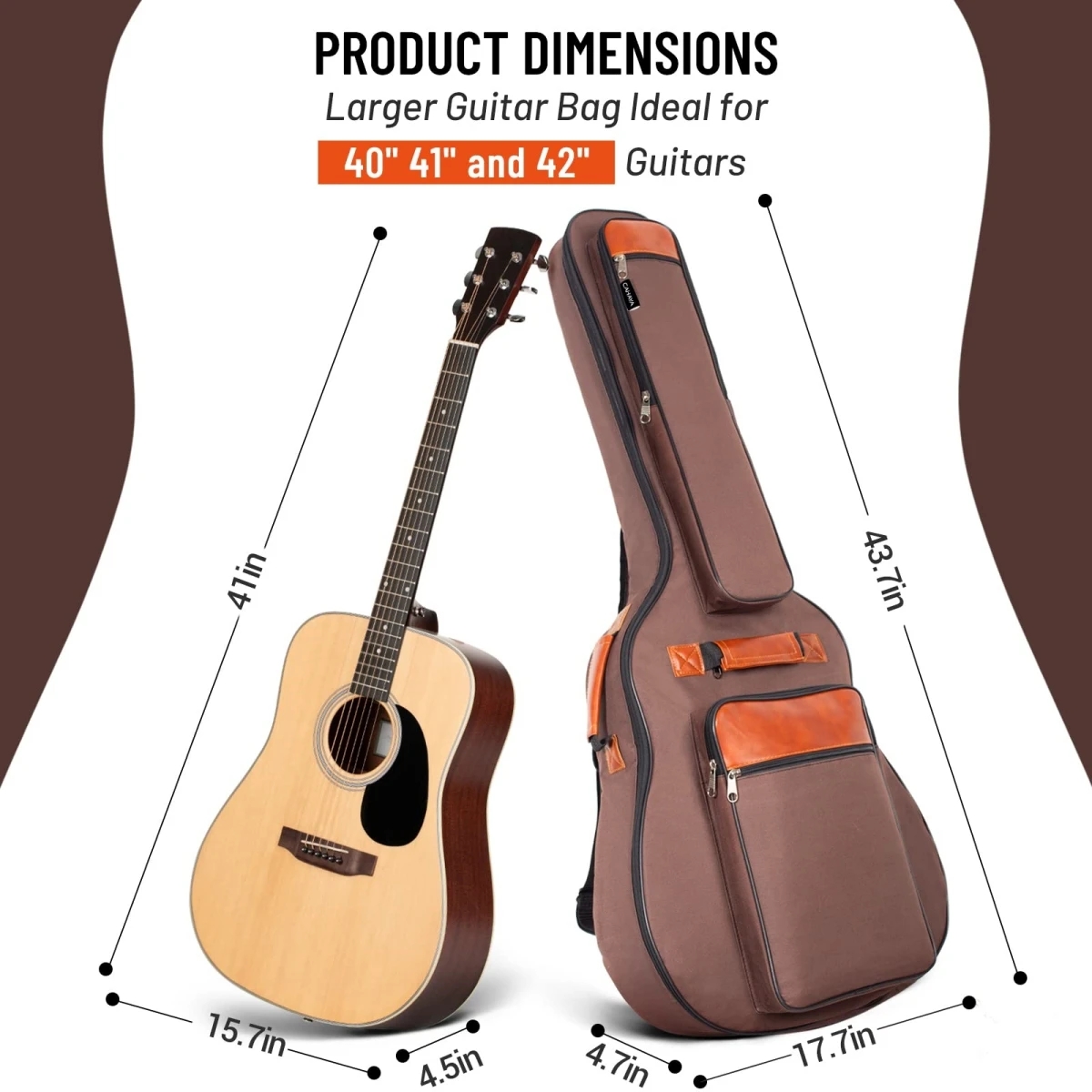 Bolsa para Guitarra Acústica à - Musical Instrument Bag avaliação e preço