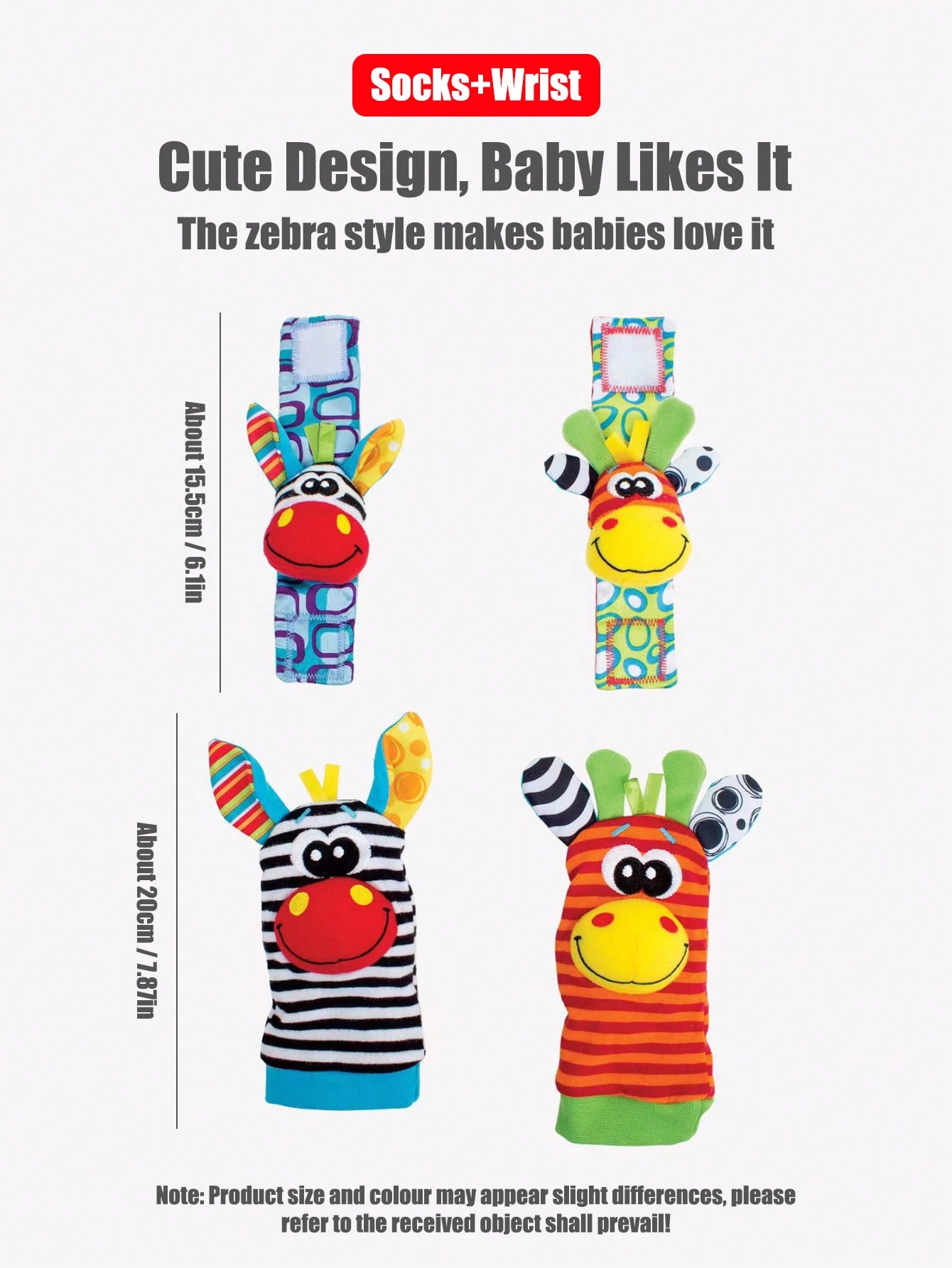 Brinquedos infantis de meias d - Musical Instrument Rattle avaliação e preço