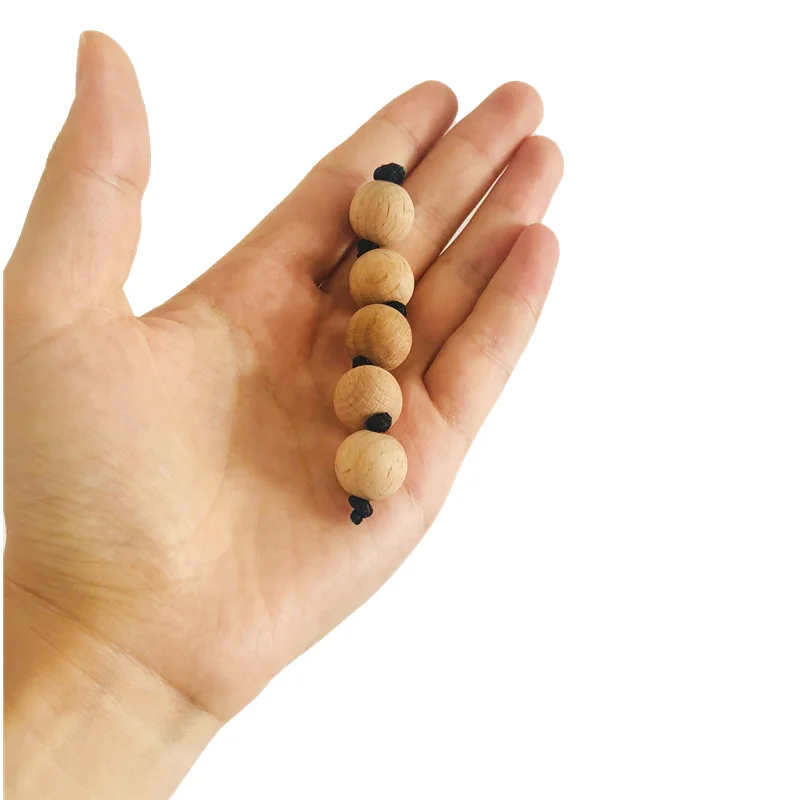 Montessori madeira agarrando c - Musical Instrument Rattle avaliação e preço