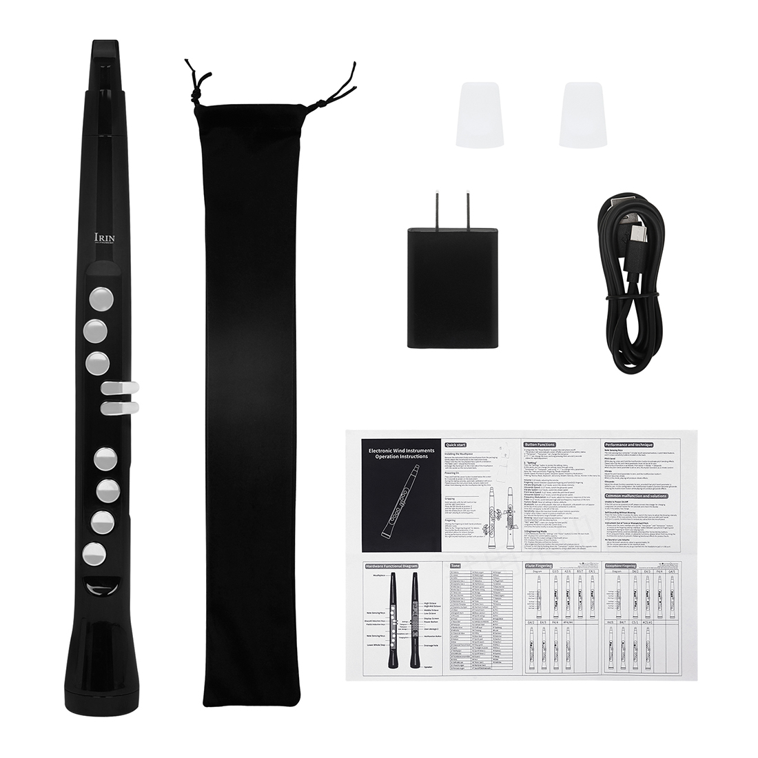 IRIN S58 Flauta Elétrica Eletr - Musical Instrument Euphonium avaliação e preço
