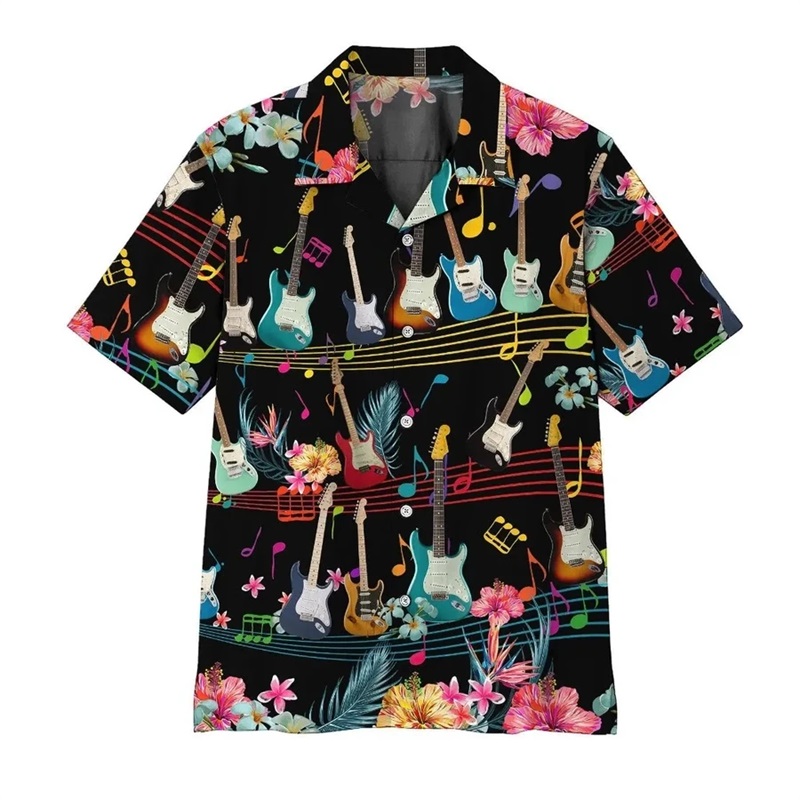 Camisas de praia para instrume - Musical Instrument Hawaii avaliação e preço