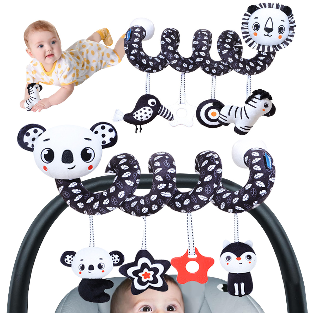 Brinquedos pendurados em espir - Musical Instrument Rattle avaliação e preço