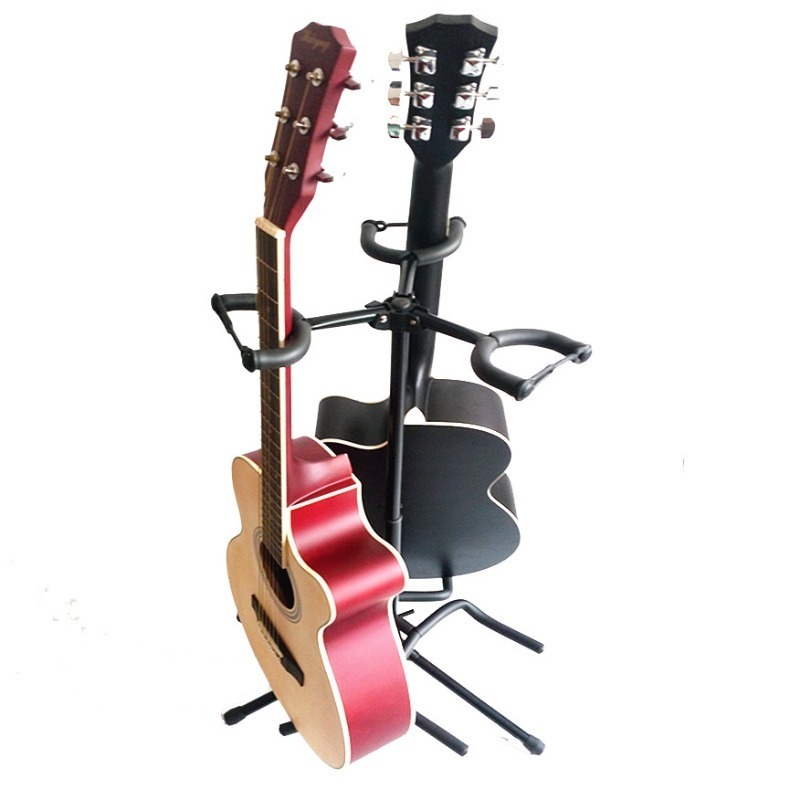 Suporte de guitarra de três ca - Musical Instrument Guitar avaliação e preço