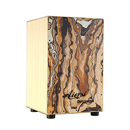 Cajon de Madeira Colorido, Ins - Musical Instrument Kit avaliação e preço
